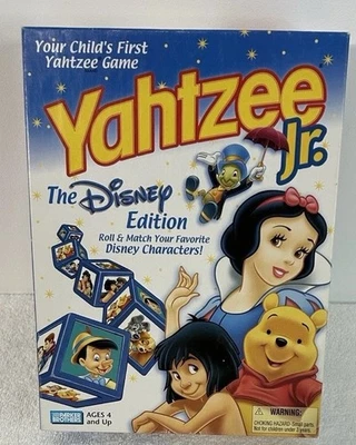 2004 Disney Yahtzee Jr Used Complete Game - Image 1 of 4