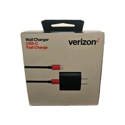 Original Verizon Wall Charger+6FT USB-C Cable Kit for iPhone 16/15/Pro/Max/Plus - Image 1 of 4