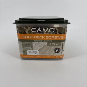 CAMO 0345124 Viti a ponte per bordi, fissaggio nascosto, 1-7/8", rivestite ProTech (700 ct) - Foto 1 di 6