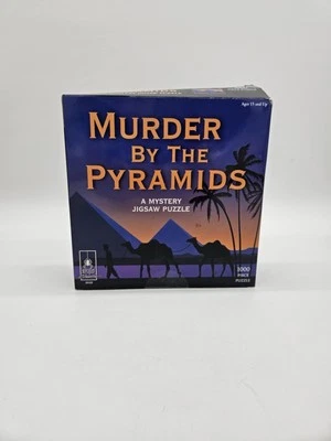 Rompecabezas 1000 Piezas 23"x29" Asesinato Misterio - Asesinato en el Ni ~ NUEVO Foto 1 de 4