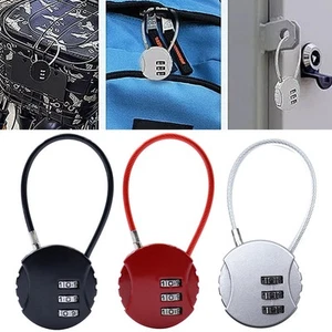 Outdoor Lock with a 3 Digit Code Perfect for Securing Luggage and Gyms - Picture 1 of 42
