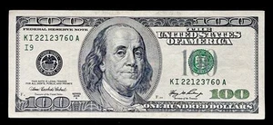 2006 A $100 Dollar Federal Reserve Note Minneapolis KI22123760A Monochrome - Picture 1 of 4