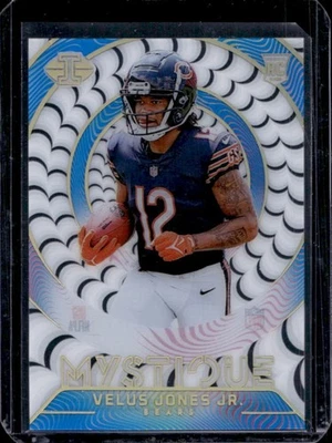2022 Illusions Velus Jones Jr. Mystique RC Light Blue #60/299 Bears - Image 1 of 2