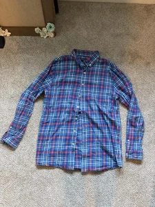 Vineyard Vines Long Sleeve Plaid Button Down Youth XL - Picture 1 of 3