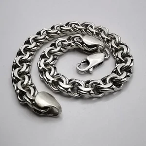 875 Sterling Silber Damen oder Herren Armband Chic Vintage Schmuck 16,95g - Bild 1 von 8