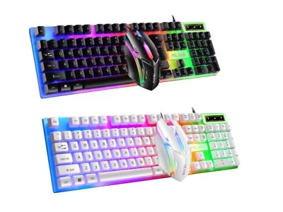 Rainbow RGB Wired Keyboard And Mouse For All Devices - Image 1 of 4