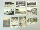 Stara japońska pocztówka 10 szt zestaw Kyoto Nikko Enoshima Scenary Vtg Hagaki PC38