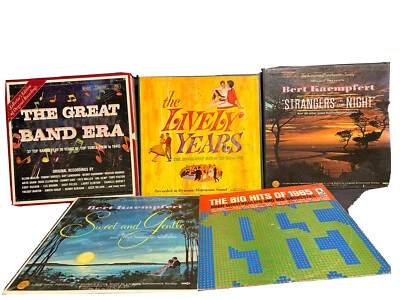 Lot LPs-Box Sets-Bert Kaempfert Strangers Sweet-Great Band Era RCA-Lively Years - Image 1 of 4