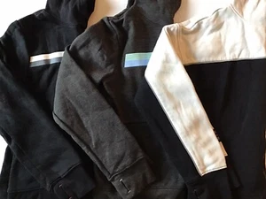 Girls Hoodie Sweatshirts Medium 10-12 Xersion Athletic Hooded Gray Black White - Picture 1 of 10