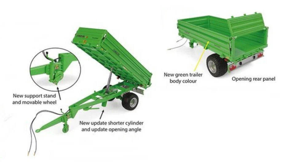 RIMORCHIO RIBALTABILE JOSKIN TRANS-EX5T 1:32 - Immagine 1 di 1