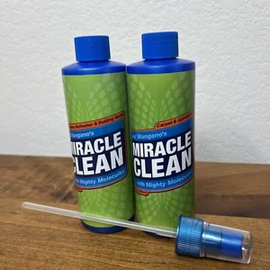 Joy Mangano’s  Miracle Clean Mighty Molecules Dustin & Carpet Cleaner 8 oz x 2 - Picture 1 of 4