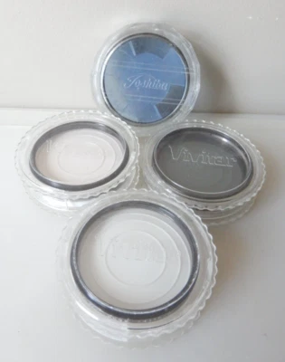 SET OF FOUR (4):  49mm Filters- MINT CONDITION (3 Vivitar/1 Toshiba) - Image 1 of 4