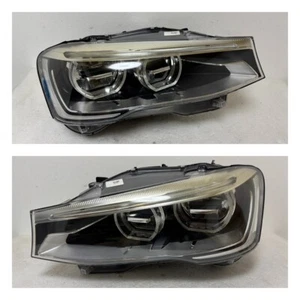 BMW Genuine X4 F26 LED Headlights Lamps JDM Used RHD - Picture 1 of 9