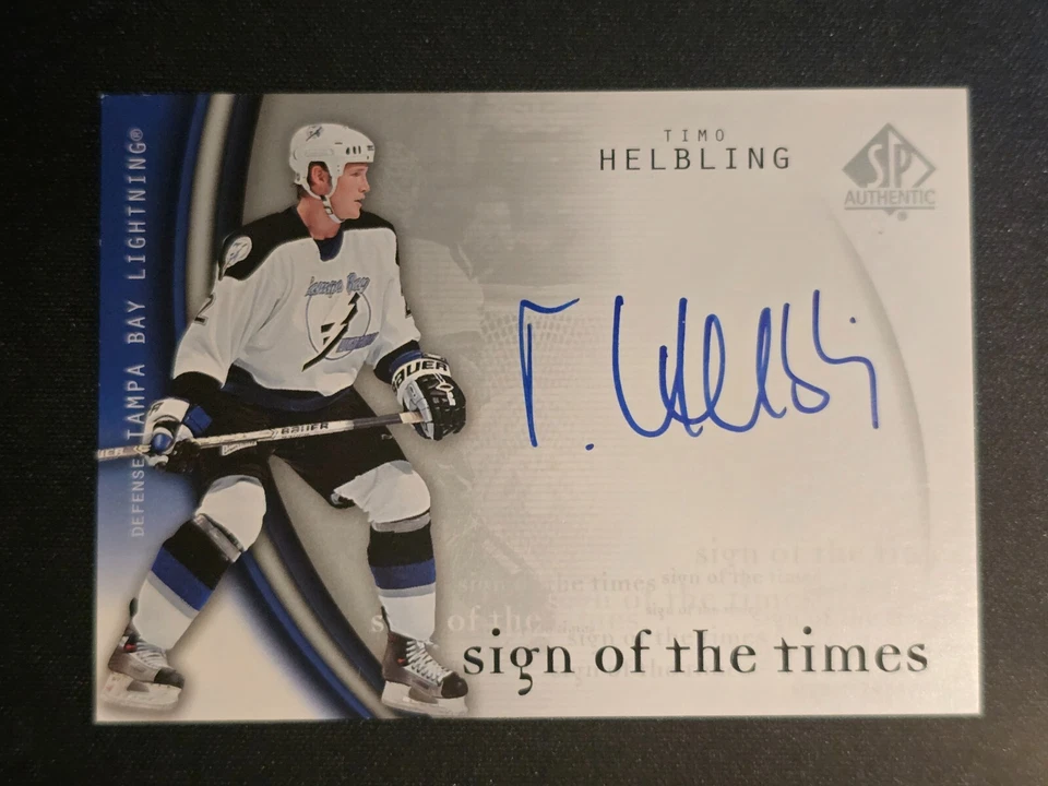 2005-06 SP Authentic Sign of the Times Auto #HE Timo Helbling Tampa Bay - Image 1 of 1