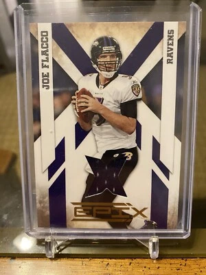 2010 Panini Epix Joe Flacco Game Used Relic #146/299 - Image 1 of 2