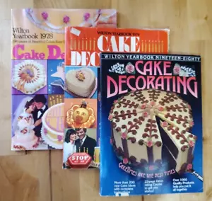 3 Wilton Yearbooks (1978, 1979 & 1980) for Cake Decorating - Paperback - Imagen 1 de 8