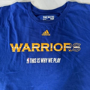 Adidas Golden State Warriors T-Shirt Mens Size XL NBA Basketball Tee - Picture 1 of 5