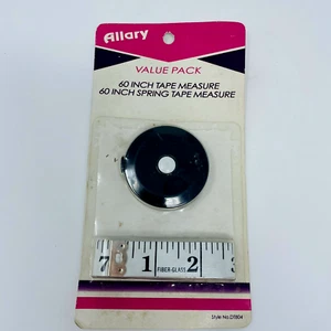 Vintage Allary 60” Tape Measure & 60” Spring Tape Measure - Picture 1 of 2