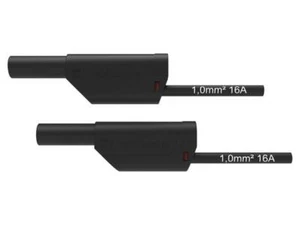 VSFK 8500 / 1 / 200 / SW Messleitung 16A 4mm Bananenstecker-4mm Bananenstecker L - Bild 1 von 1
