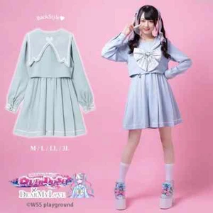 Needy Girl Overdose KAngel Seifuku One-Piece Women L Size Japan Limited Cosplay - Picture 1 of 11