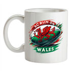Gedränge Auf Wales - Keramik Tasse - Rugby Walisisch 6 Six Player Lüfter