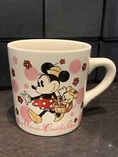 Minnie mouse coffee mug minnie with cuddly bear Disney made in Japan