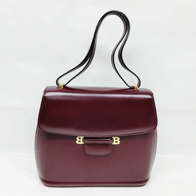 NO TARIFF Bally Hand Bag Bordeaux Leather 4747102 - Image 1 of 4