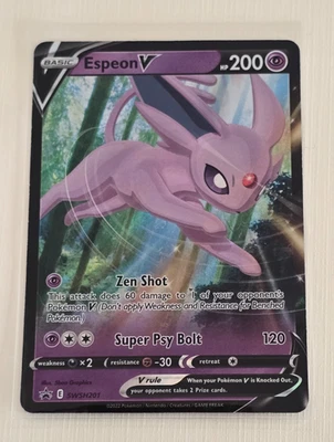 Espeon V SWSH201 SWSH: Sword & Shield Promo Cards Holo - Image 1 of 4