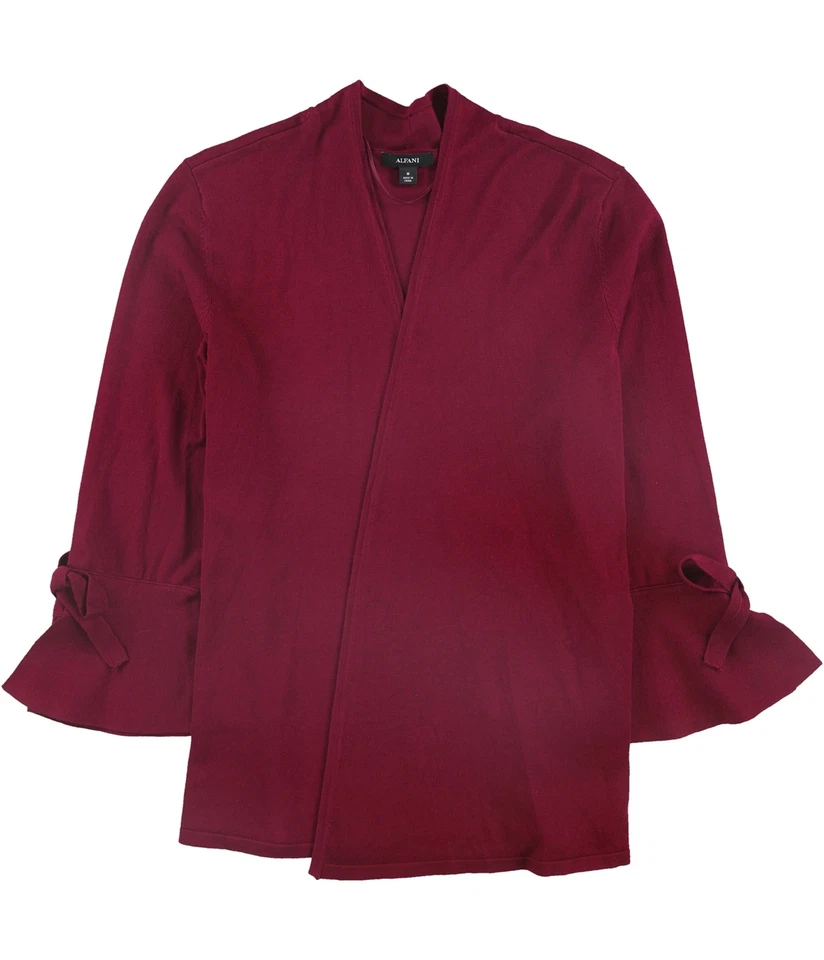 Suéter cárdigan manga corbata Alfani para mujer, rosa oscuro, S Foto 1 de 1