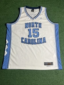 Vince Carter Nike Elite Jordan Carolina del Norte Tarheels Blanco Baloncesto XXL - Imagen 1 de 10