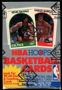 1989/90 Hoops Basketball Series 1 Wrapped Sealed BBCE Wax Box (36 Packs) - Picture 1 of 2