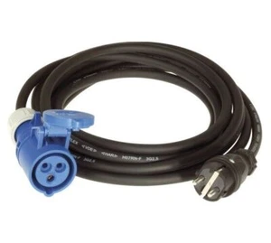 Adapterleitung Schuko Stecker auf CEE Kupplung 230V 3-polig 16A Caravan Camping - Bild 1 von 1