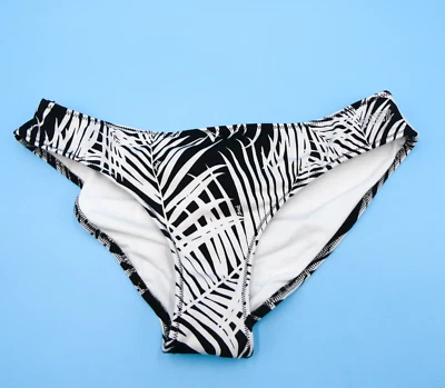 Parte inferior de bikini Victorias Secret mediana blanca negra deportiva descarada natación ROSA deporte Foto 1 de 4