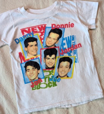 Camiseta bebé Hanes De Colección 1989 Nueva Kids On The Block Gráfica Niños Pequeña Puntada Única Foto 1 de 4
