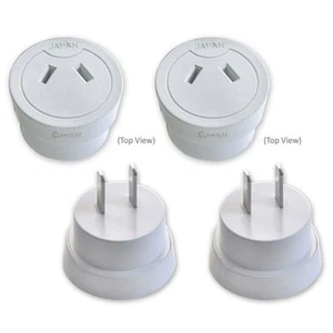 2x Universal Travel Power Adapter Australia AU NZ to USA Canada Japan Mexico - Picture 1 of 4