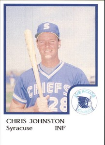 1986 Syracuse Chiefs ProCards #15 Joe Johnston