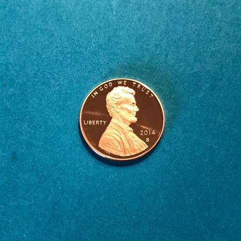 2014 S Proof Lincoln Shield Cent    FREE SHIP Cover