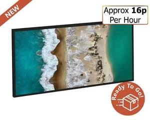 600w Smart Picture IR Panel - Sand and Water - 100cm x 60cm - Picture 1 of 7
