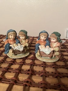 2 Ganz A Child Is Born Angel Figurines 1995 3x3 Inch Perfect Little Place Baby - Picture 1 of 9