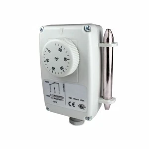 IMIT Tauchthermostat mit Fernfühler 0-90°C Fernfühlerthermostat Kanalthermostat - Bild 1 von 2