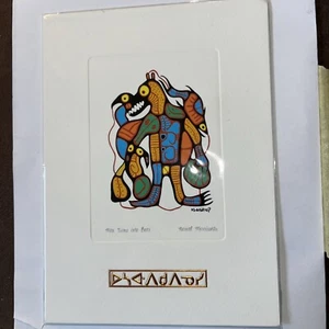 Norval Morriseau limitierte Auflage Druck aus der Cameo-Sammlung - Bild 1 von 2
