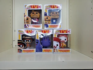 Funko Pop! Ad Icons: McDonalds 5 Figures Bundle Ronald, Hamburger, etc NIB - Picture 1 of 5