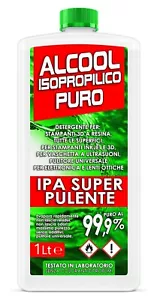 ALCOOL ISOPROPILICO 1L DETERGENTE PULIZIA PCB OSSIDAZIONE ULTRASUONI ALCOL - Foto 1 di 5