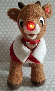 Rudolph The Red Nose Reideer Build A Bear Leuchtnase & sprechender Plüsch  - Bild 1 von 12