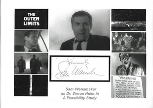 The Outer Limits - Autógrafo y exhibición de Sam Wanamaker - Imagen 1 de 1