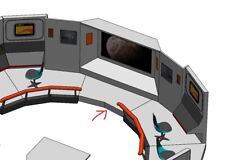 Star Trek Tos Bridge Floor for 4.5 in Figures Diorama
