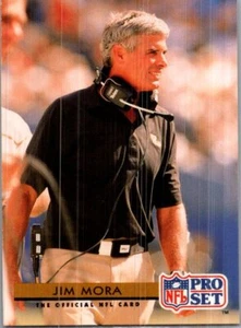 1992 Pro Set FACT Mobil #261 Jim Mora - Picture 1 of 2