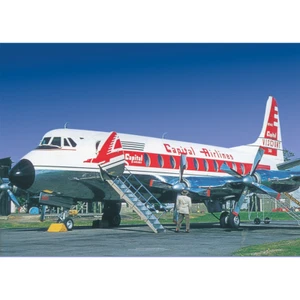 Capital Airlines Vickers Armstrong V.745D Viscount Art Print - Multi Sizes EE - Picture 1 of 4