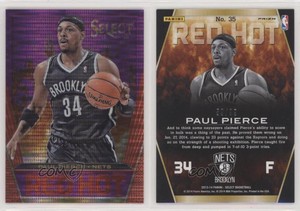 2013-14 Panini Select Red Hot Purple Prizm /99 Paul Pierce #35 HOF