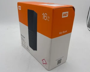 Western Digital 16TB My Book Externe Festplatte, USB 3.0 WDBBGB0160HBK-NESN - Bild 1 von 9